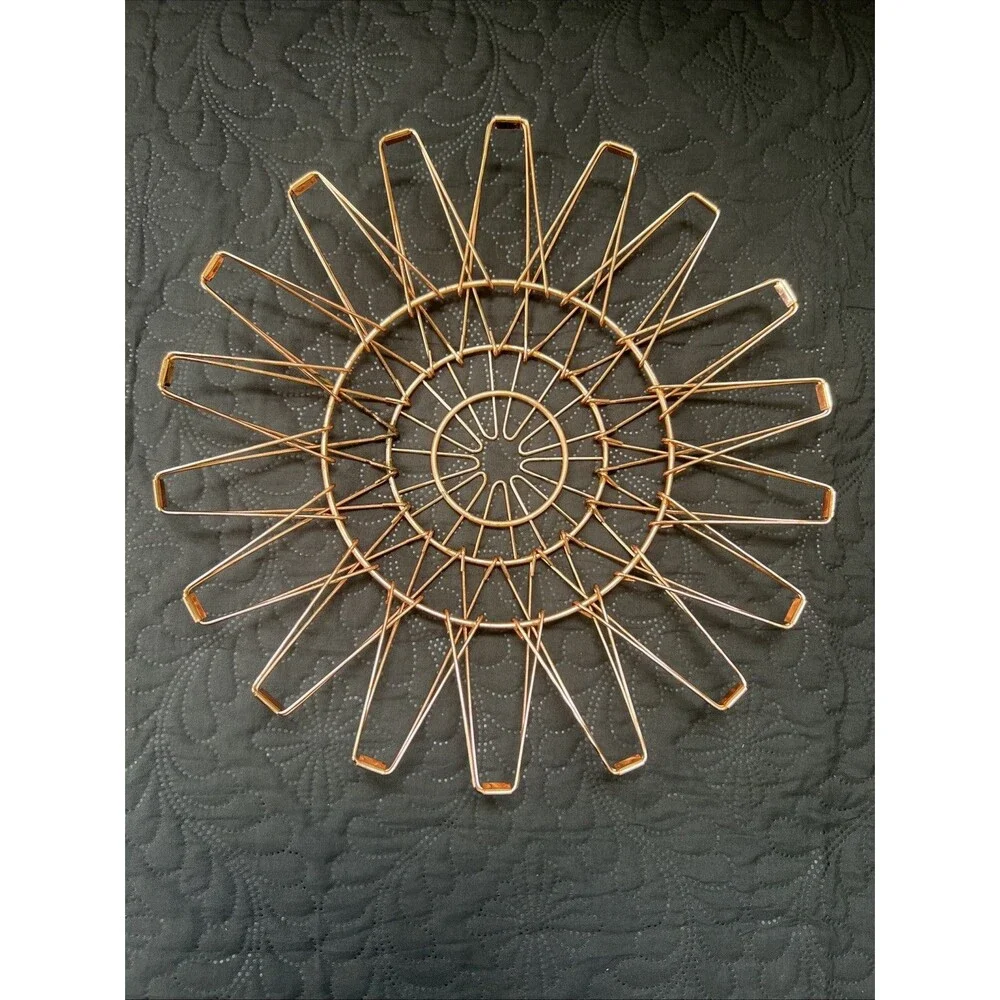 Jion Ware Flexible Rose Gold Transforming Wire Basket Home Storage Decor Kitchen